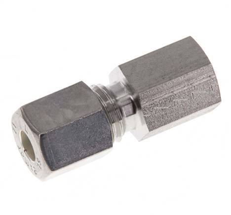 G 1/8'' x 6L Stainless steel Straight Compression Fitting 315 Bar DIN 2353