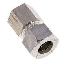G 3/8'' x 15L Stainless steel Straight Compression Fitting 315 Bar DIN 2353