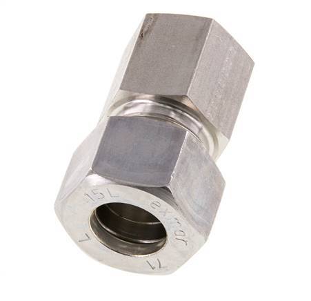 G 3/8'' x 15L Stainless steel Straight Compression Fitting 315 Bar DIN 2353