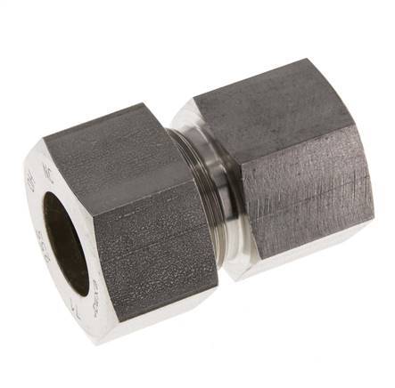 G 1'' x 25S Stainless steel Straight Compression Fitting 400 Bar DIN 2353