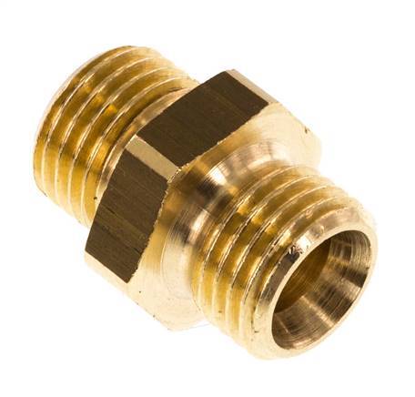 G 1/4'' Brass Double Nipple 16 Bar [5 Pieces]
