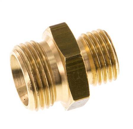 G 3/8'' x G 1/4'' Brass Double Nipple 16 Bar [5 Pieces]