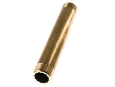 G 1'' Brass Double Pipe Nipple 16 Bar DIN 2982 - 200mm