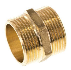 G 1 1/4'' Brass Double Nipple 16 Bar