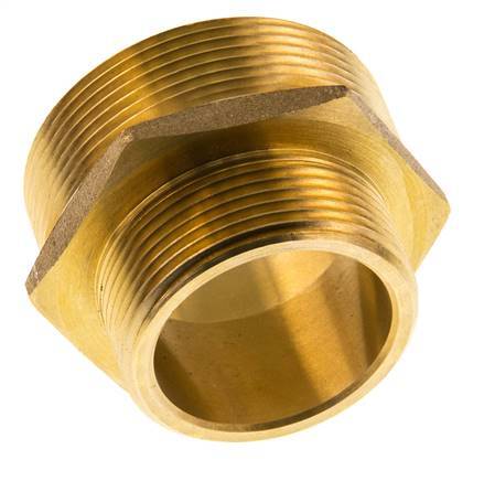 G 2'' x G 1 1/2'' Brass Double Nipple 16 Bar