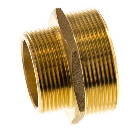 G 2'' x G 1 1/2'' Brass Double Nipple 16 Bar