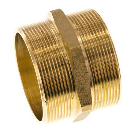 G 2 1/2'' Brass Double Nipple 16 Bar