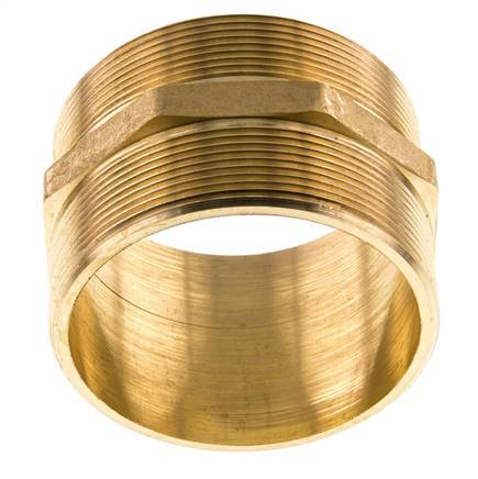 G 3'' Brass Double Nipple 16 Bar