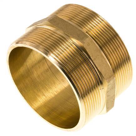 G 3'' Brass Double Nipple 16 Bar