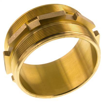G 4'' Brass Double Nipple 16 Bar