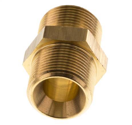 M24x1.5 Brass Double Nipple 16 Bar