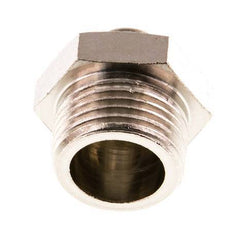 G 3/8'' x G 1/8'' Nickel plated Brass Double Nipple 16 Bar [5 Pieces]