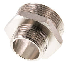 G 1 1/2'' x G 1'' Nickel plated Brass Double Nipple 16 Bar