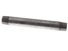 R 1/2'' Zinc plated Steel Double Pipe Nipple 50 Bar DIN 2982 - 150mm [5 Pieces]