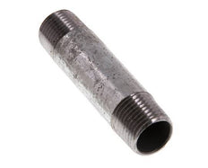 R 1/2'' Zinc plated Steel Double Pipe Nipple 50 Bar DIN 2982 - 80mm [10 Pieces]