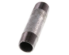 R 1/2'' Zinc plated Steel Double Pipe Nipple 50 Bar DIN 2982 - 80mm [10 Pieces]