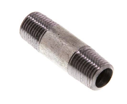R 1/8'' Zinc plated Steel Double Pipe Nipple 50 Bar DIN 2982 - 30mm