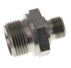 G 3/4'' x G 3/8'' Zinc plated Steel Double Nipple 400 Bar - Hydraulic
