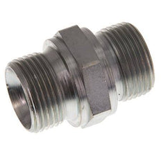 G 3/4'' Zinc plated Steel Double Nipple 400 Bar - Hydraulic