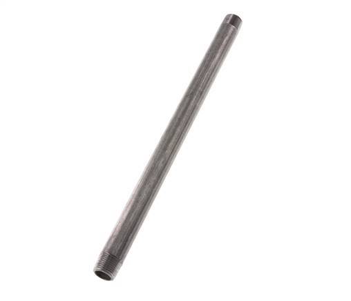 R 3/8'' Zinc plated Steel Double Pipe Nipple 50 Bar DIN 2982 - 250mm