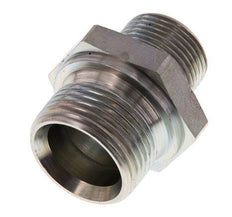 G 1'' x G 3/4'' Zinc plated Steel Double Nipple 345 Bar - Hydraulic