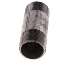 R 1'' Zinc plated Steel Double Pipe Nipple 50 Bar DIN 2982 - 80mm [5 Pieces]