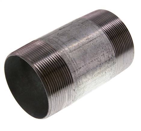 R 2 1/2'' Zinc plated Steel Double Pipe Nipple 50 Bar DIN 2982 - 120mm