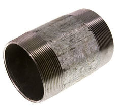 R 3'' Zinc plated Steel Double Pipe Nipple 50 Bar DIN 2982 - 120mm