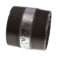 R 3'' Zinc plated Steel Double Pipe Nipple 50 Bar DIN 2982 - 80mm
