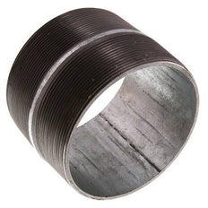 R 4'' Zinc plated Steel Double Pipe Nipple 50 Bar DIN 2982 - 80mm