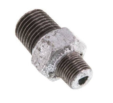 R 1/4'' x R 1/8'' Zinc plated Cast iron Double Nipple 25 Bar