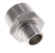 1/2'' NPT x 1'' NPT Stainless steel Double Nipple 16 Bar