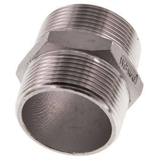 R 1 1/2'' Stainless steel Double Nipple 16 Bar