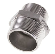 1 1/4'' NPT x 1 1/2'' NPT Stainless steel Double Nipple 16 Bar