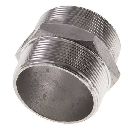 2'' NPT Stainless steel Double Nipple 16 Bar