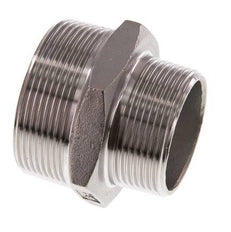 R 2'' x R 1 1/2'' Stainless steel Double Nipple 16 Bar