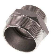 R 2'' x R 1 1/2'' Stainless steel Double Nipple 16 Bar
