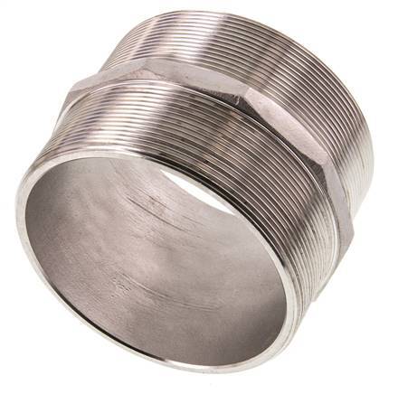 G 4'' Stainless steel Double Nipple 16 Bar