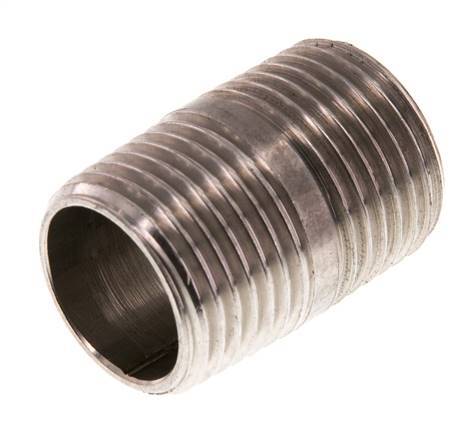 R 1/2'' Stainless steel Double Pipe Nipple 20 Bar DIN 2982 - 30mm