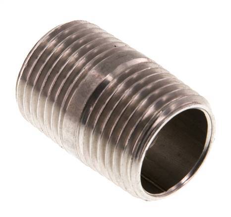 R 1/2'' Stainless steel Double Pipe Nipple 20 Bar DIN 2982 - 30mm