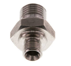 G 1/4'' x G 1/8'' Stainless steel Double Nipple 400 Bar - Hydraulic