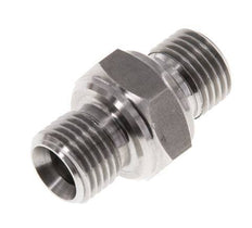G 1/4'' Stainless steel Double Nipple 400 Bar - Hydraulic