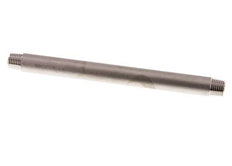 R 1/4'' Stainless steel Double Pipe Nipple 20 Bar DIN 2982 - 160mm