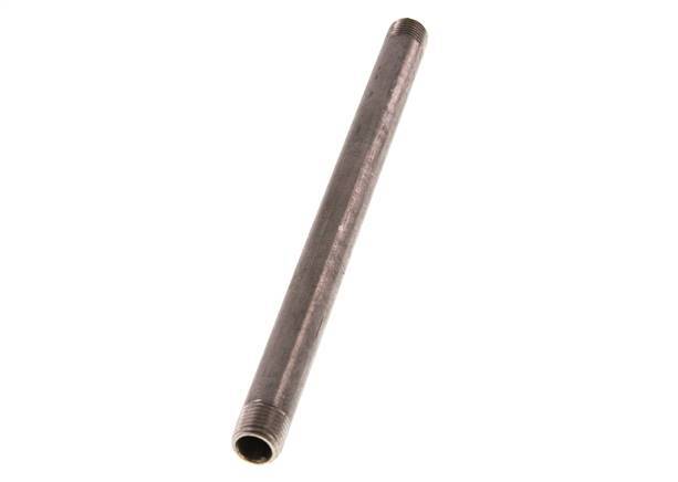 R 1/4'' Stainless steel Double Pipe Nipple 20 Bar DIN 2982 - 180mm