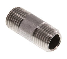 R 1/4'' Stainless steel Double Pipe Nipple 20 Bar DIN 2982 - 30mm