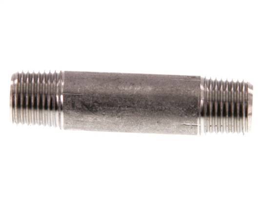 R 1/8'' Stainless steel Double Pipe Nipple 20 Bar DIN 2982 - 40mm