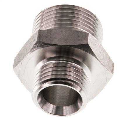 G 3/4'' x G 1/2'' Stainless steel Double Nipple 40 Bar