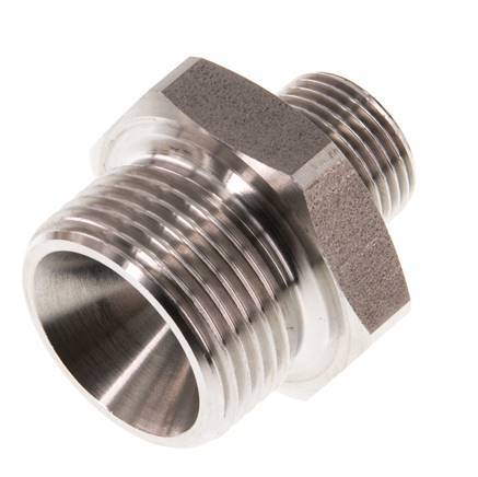 G 3/4'' x G 3/8'' Stainless steel Double Nipple 40 Bar
