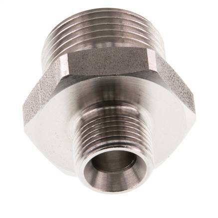 G 3/4'' x G 3/8'' Stainless steel Double Nipple 40 Bar