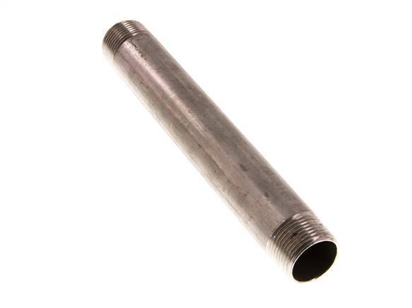 R 3/4'' Stainless steel Double Pipe Nipple 20 Bar DIN 2982 - 180mm